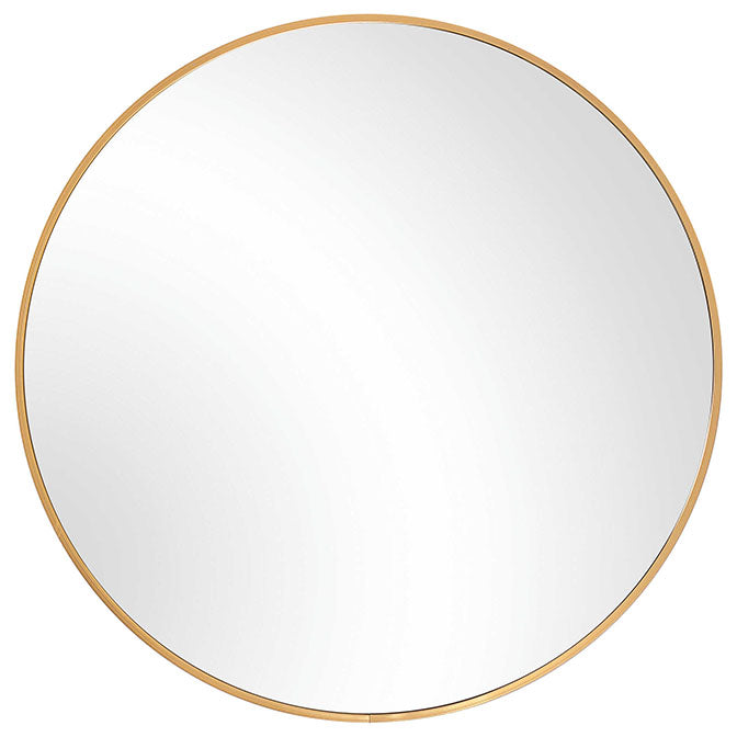 24 inch Round Mirror-Gold