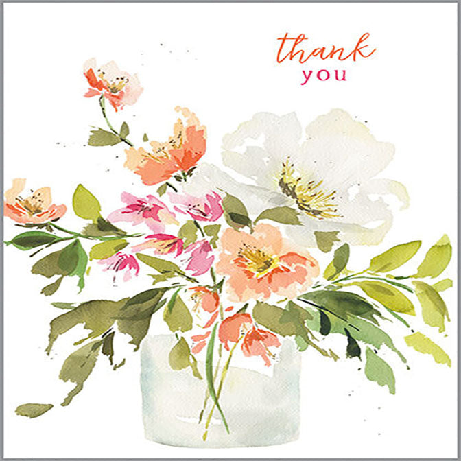 Peach Bouquet Note Card