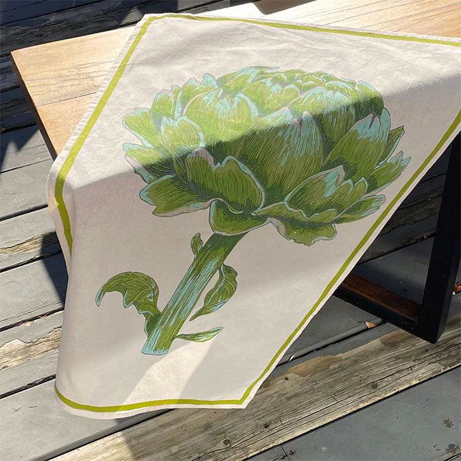 Artichoke Floursack Kitchen Towel Set of 2