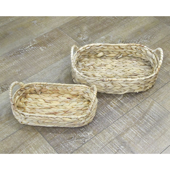 Hyacinth Basket with Handles