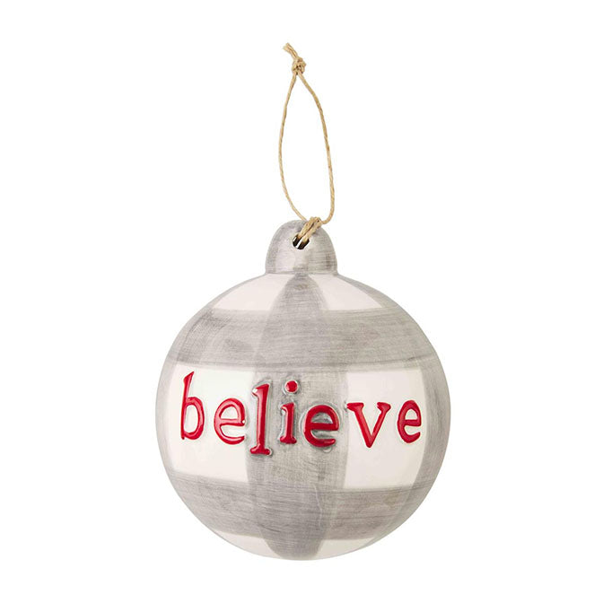 Sentiment Buffalo Checkered Ornaments