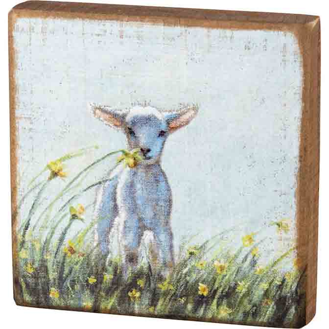 Lamb Block Sign