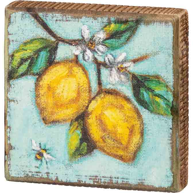 Lemons Block Sign