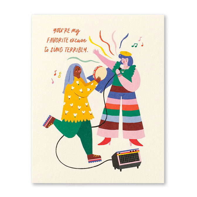 Favorite Excuse Birthday Card