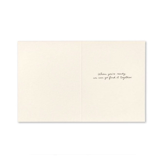 The Sun Still Shines Encouragement Card