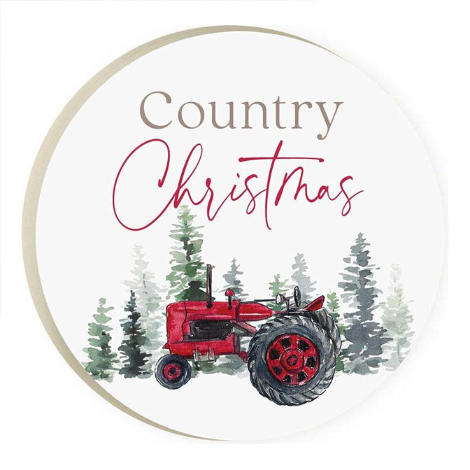 Country Christmas Coaster