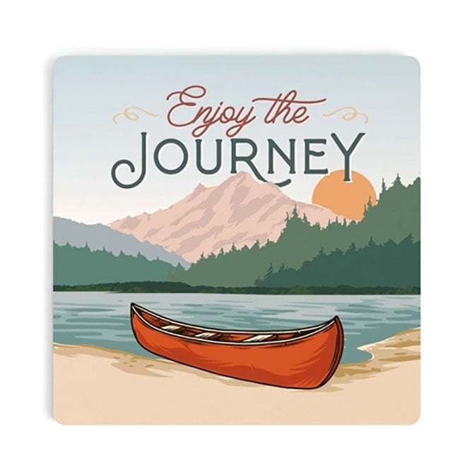Enjoy The Journey Ceramic Coaster