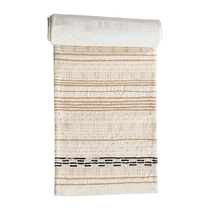 Cotton Embroidered Table Runner