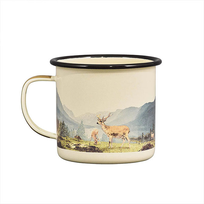 Deer Enamel Mug