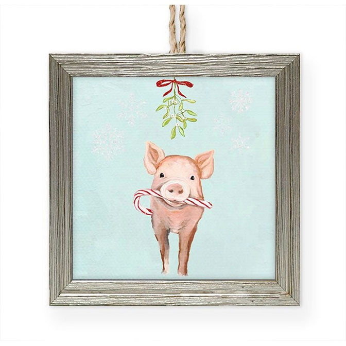 Festive Pig Ornament