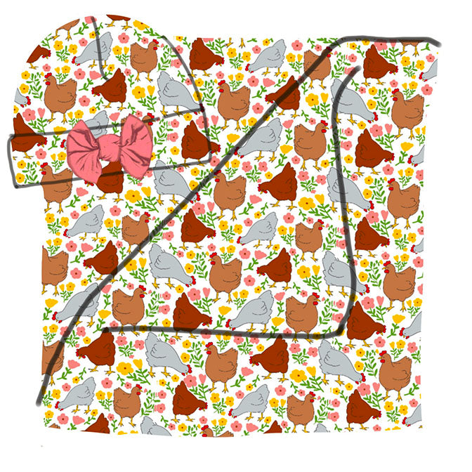 Flew the Coop Swaddle & Beanie Set