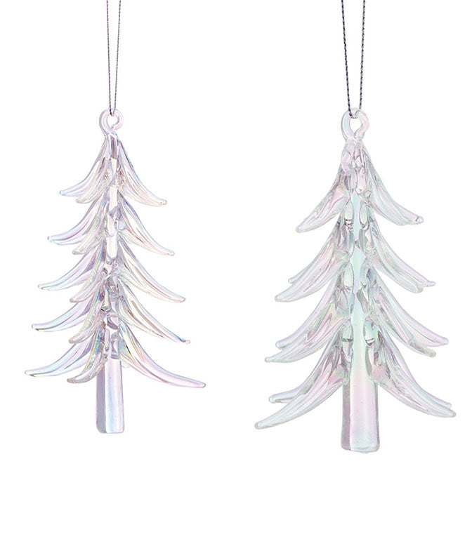 Glass Tree Ornament