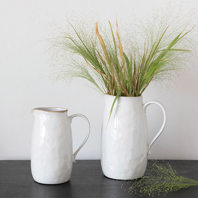 96 oz. Glazed Stoneware Pitcher