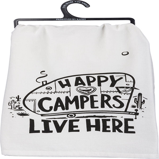 Happy Campers Kitchen Towel