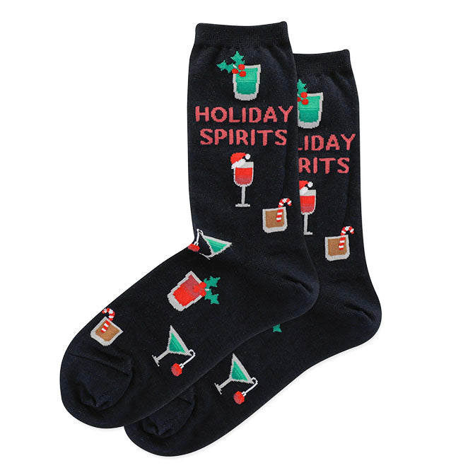 Holiday Spirits Crew Socks