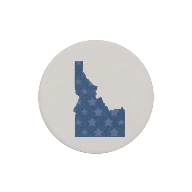 Idaho State with Stars Car Coaster