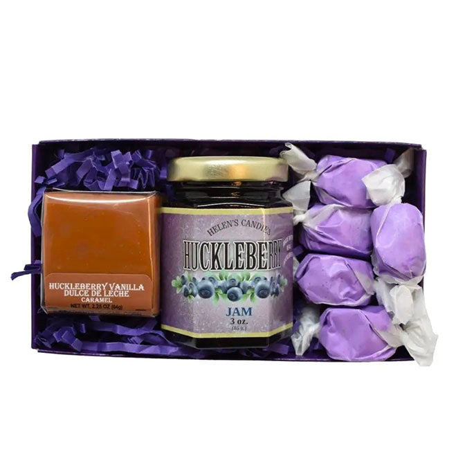 Huckleberry Jam, Taffy, and Caramel Gift Pack