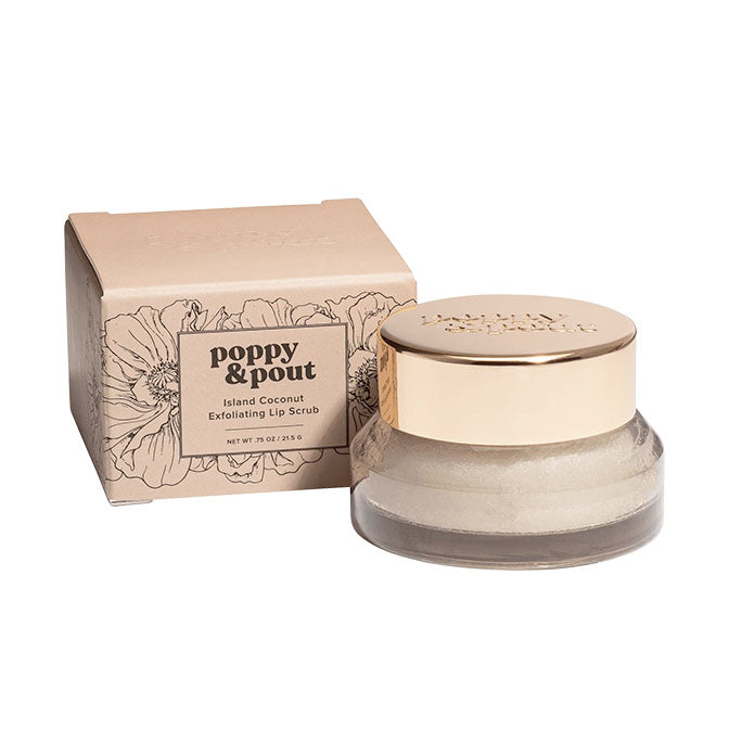 Poppy & Pout Coconut Lip Scrub