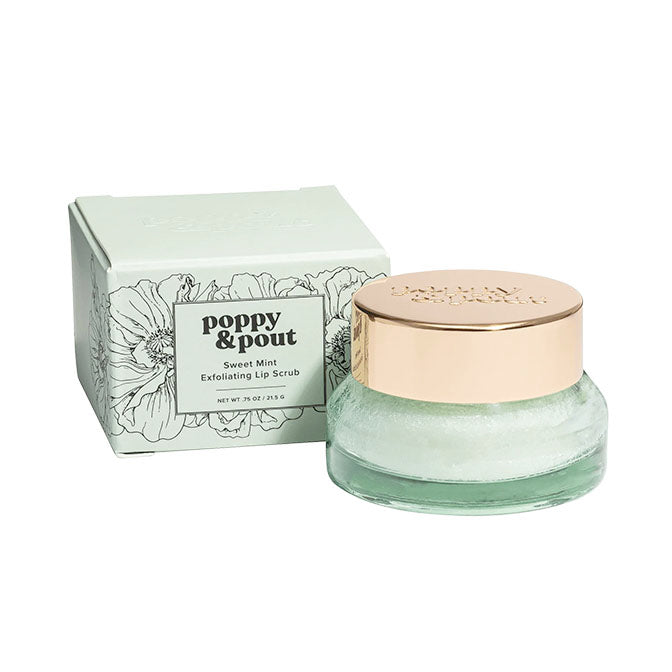Poppy & Pout Sweet Mint Lip Scrub