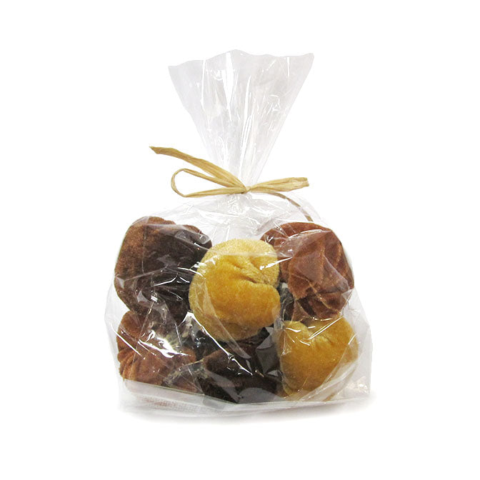 Bag of 6 Harvest Velvet Mini Pumpkins