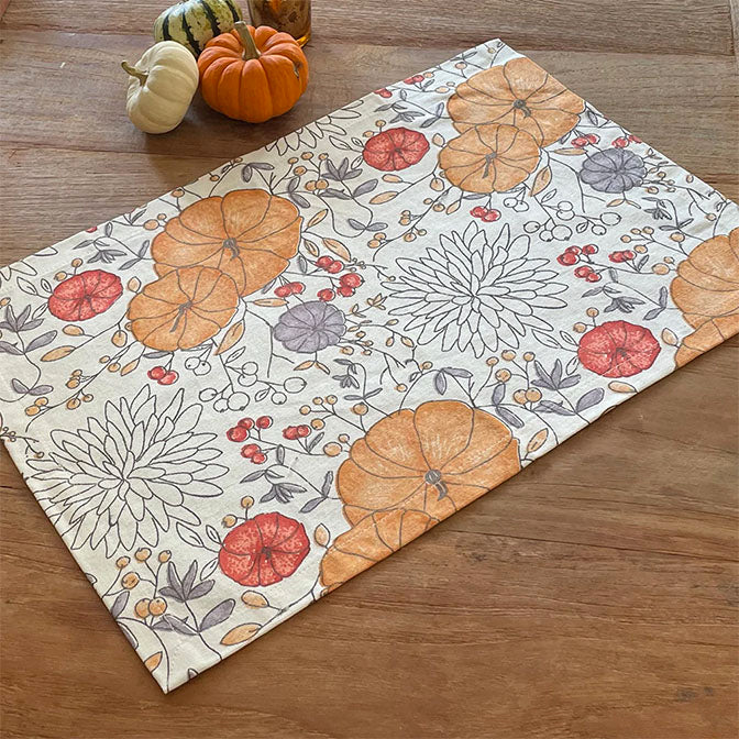 October Pumpkin Placemats