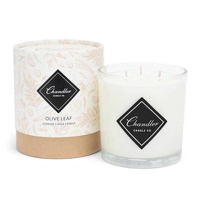 Olive Leaf Candle