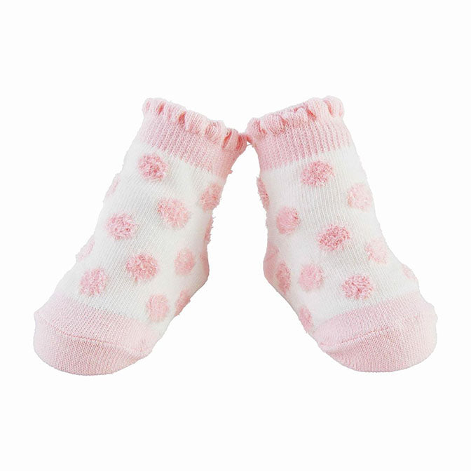 Pink Chenille Socks