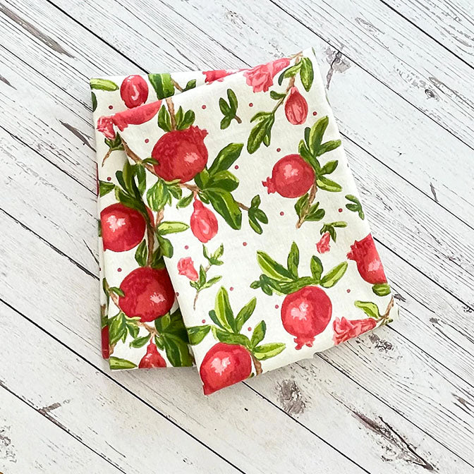 Pomegranate Kitchen Towel Set of 2