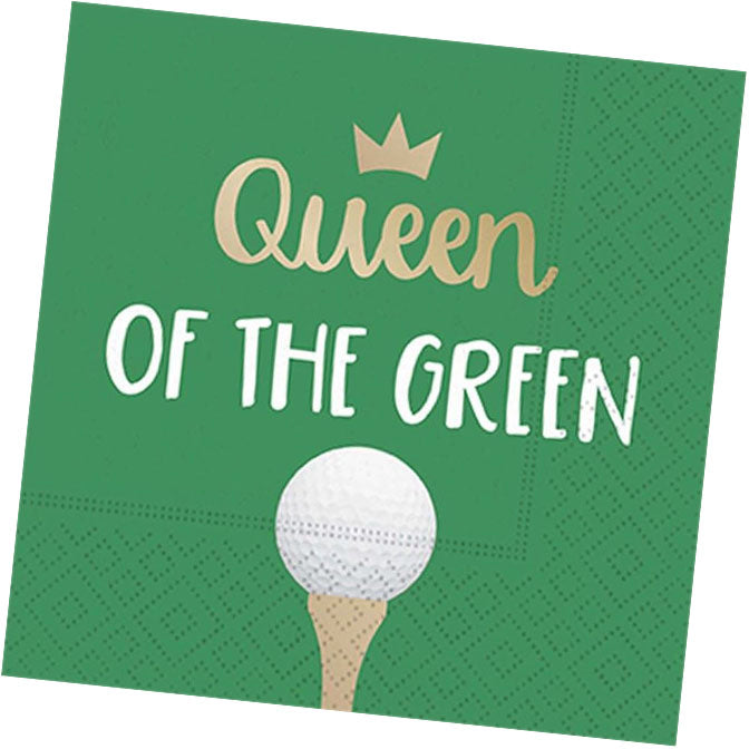 Queen Of The Green Cocktail Napkin