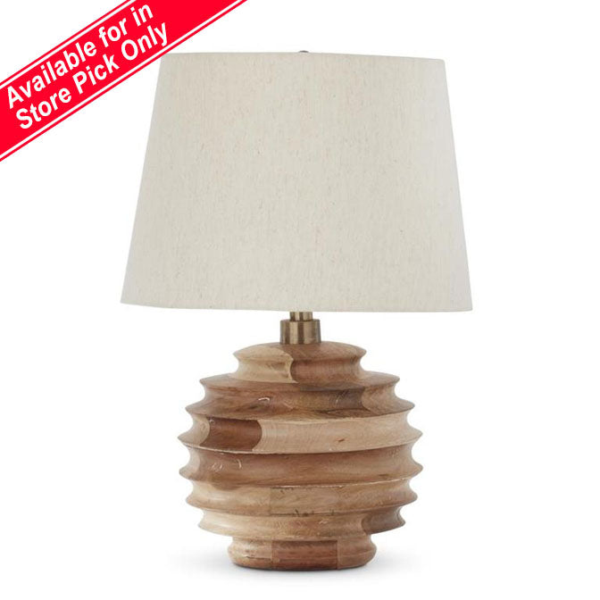 Ribbed Light Mango Lamp