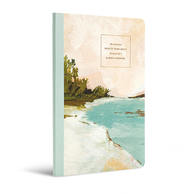 She Sees More Beauty... Notebook