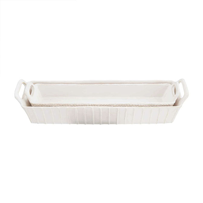 Stoneware Cracker Dish