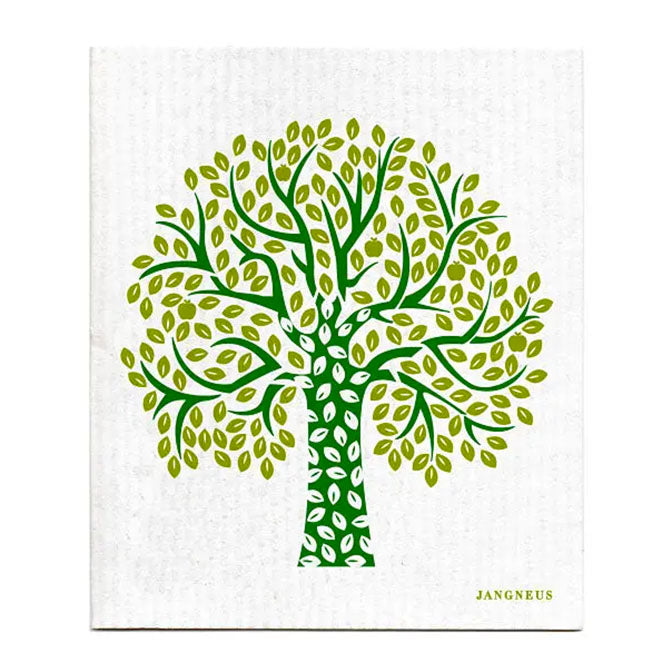 Green Tree Swedish Dishcloth