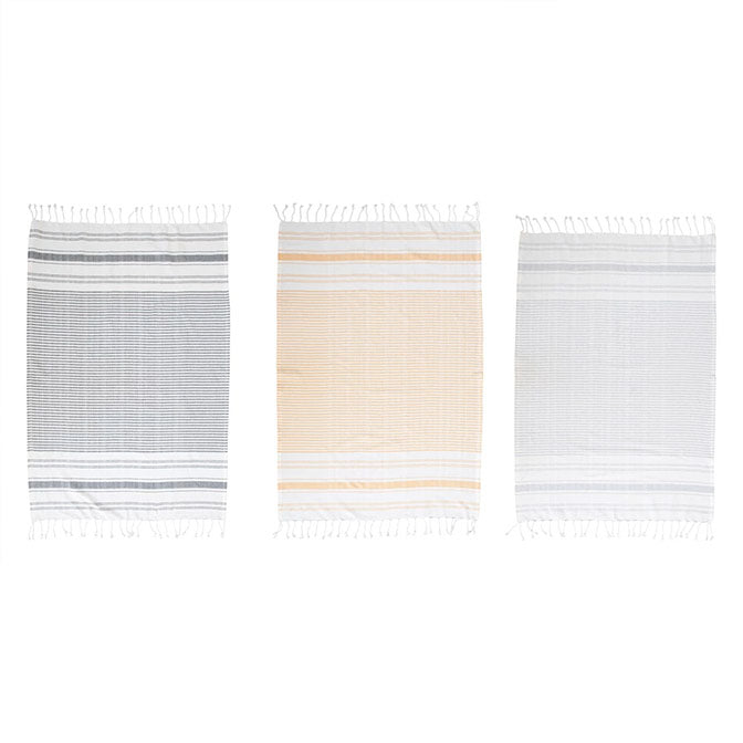 Turkish Cotton Striped Bath Towels