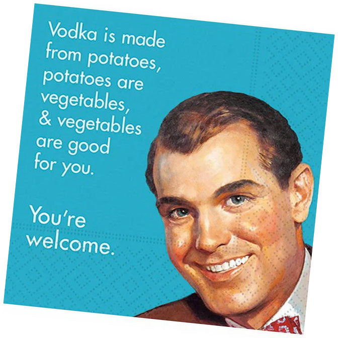 Vodka Is Made From... Cocktail Napkin