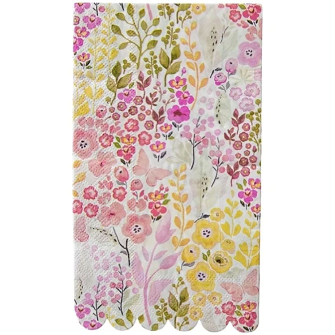 Watercolor Garden Guest Dinner Napkin
