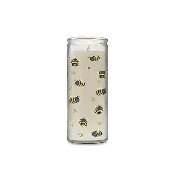 Citronella and Lavender Honey Scented Cathedral Candle