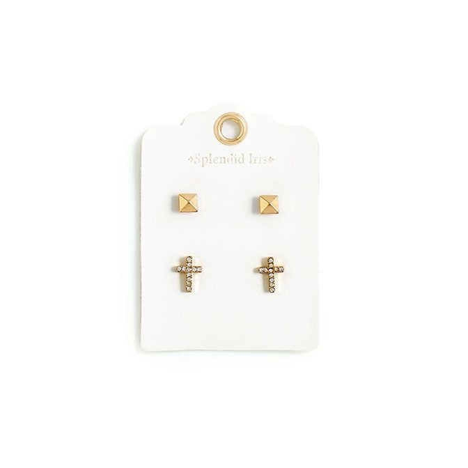 Cross Earring Gift Set