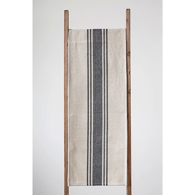 Canvas Table Runner with Stripes
