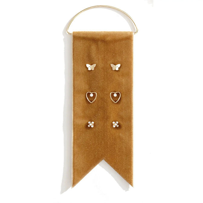 Ginger Velvet Gift Set-Gold