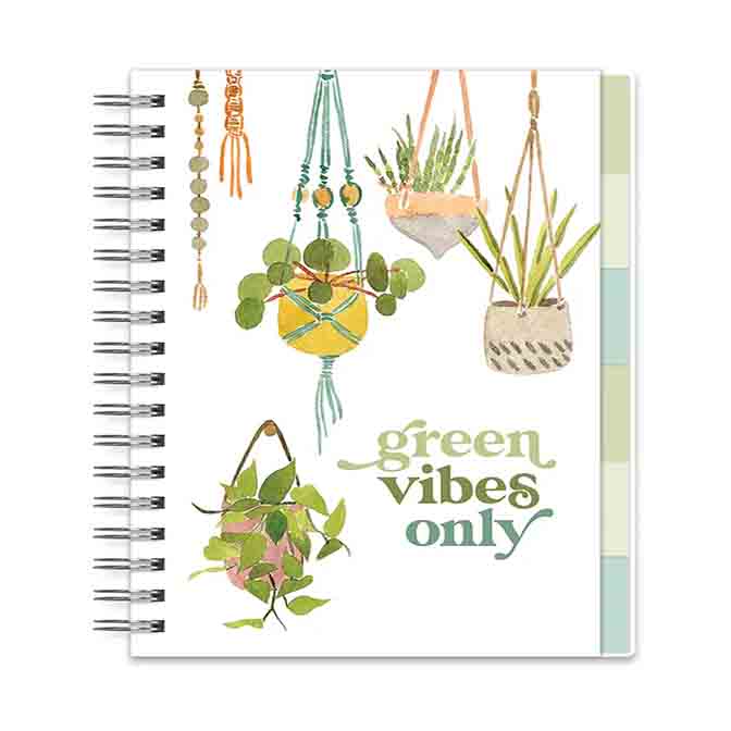 Green Vibes Only Edith Notebook