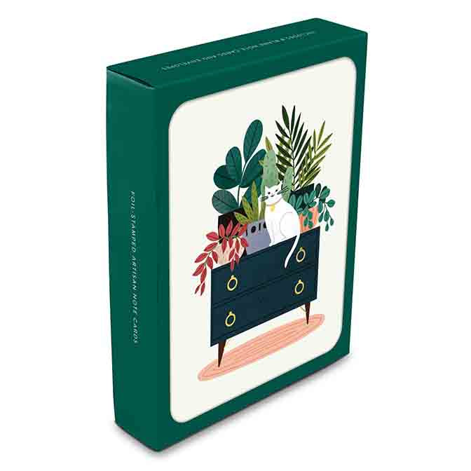 House Cat Artisan Note Card Set