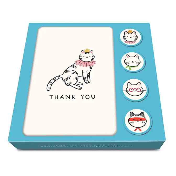 Kitten Caboodle Notecards Set with Stickers