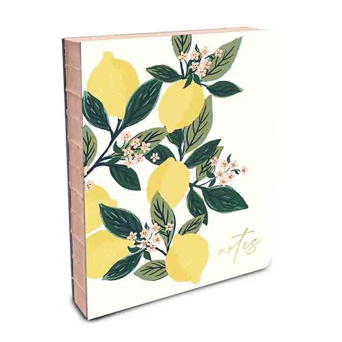 Lemon Tree Medium Coptic Bound Journal