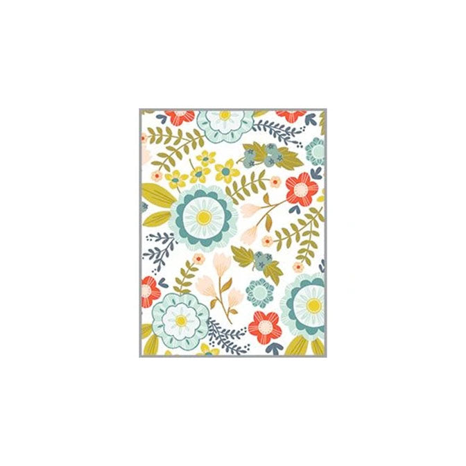 Nordic Floral Enclosure Card