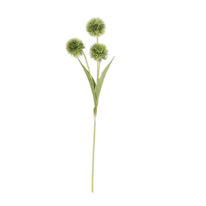 26 Inch Green Ball Flower Stem