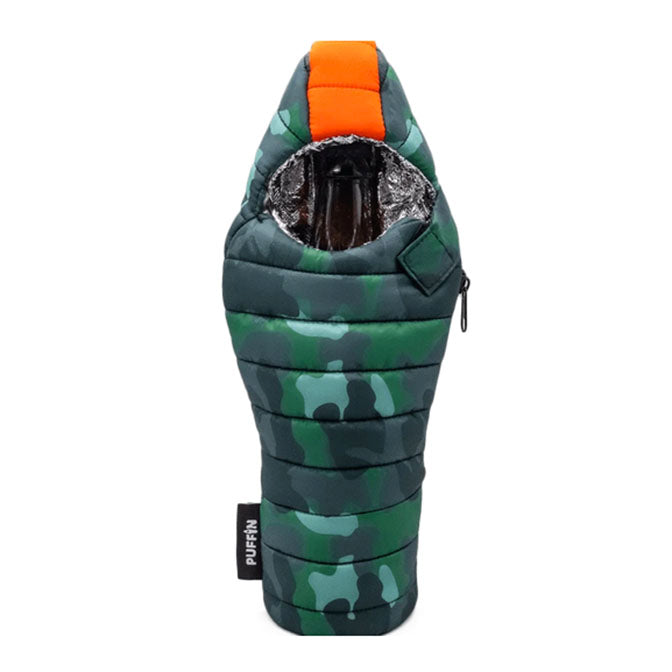 Camo Beverage Insulated Sleeping Bag