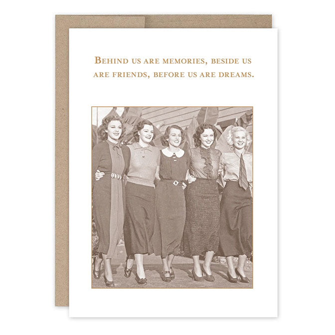 Behind Us Memories Birthday Card