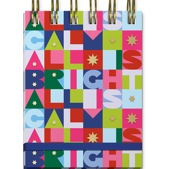 Bright Type Spiral Notepad