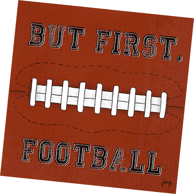 Football First Cocktail Napkin